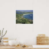 Caraïben, West Indies, Saint Lucia. Uitzicht van Poster (Keuken)