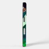 Caraïbisch Abstract smaragdgroen kristalblauw wate Case-Mate iPhone Case (Achterkant / Rechts)