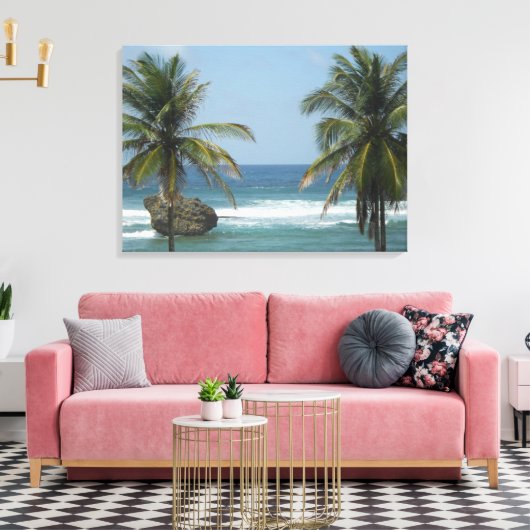 Caraïbisch Afbeelding Canvas Afdruk (Insitu (Woonkamer))