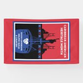 Caraïbisch-Amerikaanse Erfgoedmaand Spandoek (Horizontaal)
