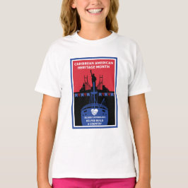 Caraïbisch-Amerikaanse Erfgoedmaand T-shirt