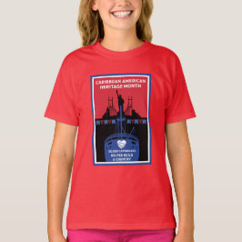 Caraïbisch-Amerikaanse Erfgoedmaand T-shirt
