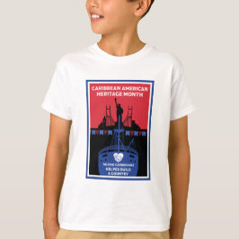 Caraïbisch-Amerikaanse Erfgoedmaand T-shirt