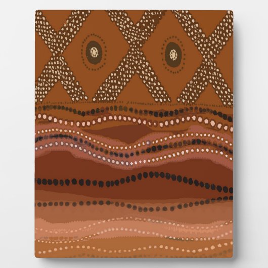 Caraïbisch batik - klein fotoplaat (Voorkant)