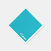 Caraïbisch blauw servetten (Hoek)