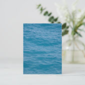 Caraïbisch blauw water briefkaart (Staand voorkant)