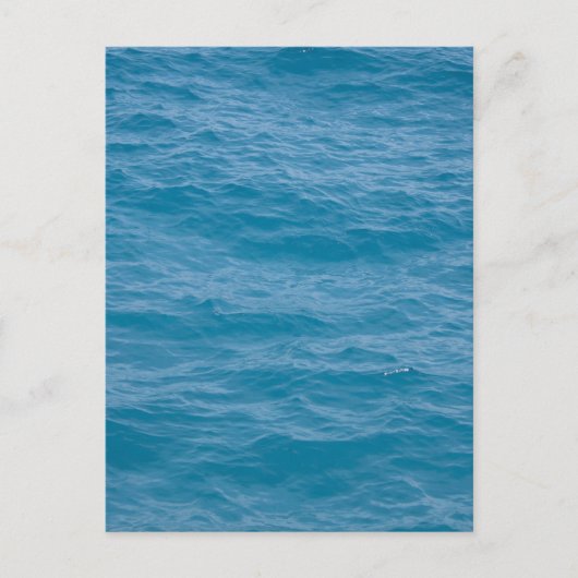 Caraïbisch blauw water briefkaart (Voorkant)