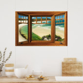 Caraïbisch buikvenster Verlichting Poster (Keuken)