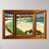 Caraïbisch buikvenster Verlichting Poster (Voorkant)