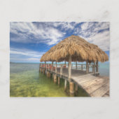 Caraïbisch dock briefkaart (Voorkant)