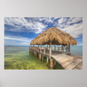 Caraïbisch dock poster (Voorkant)