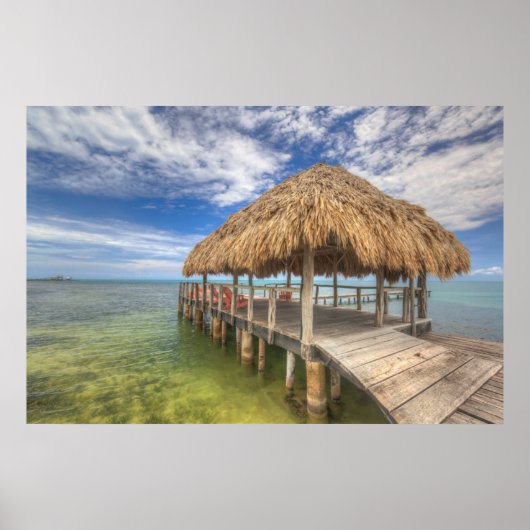 Caraïbisch dock poster (Voorkant)