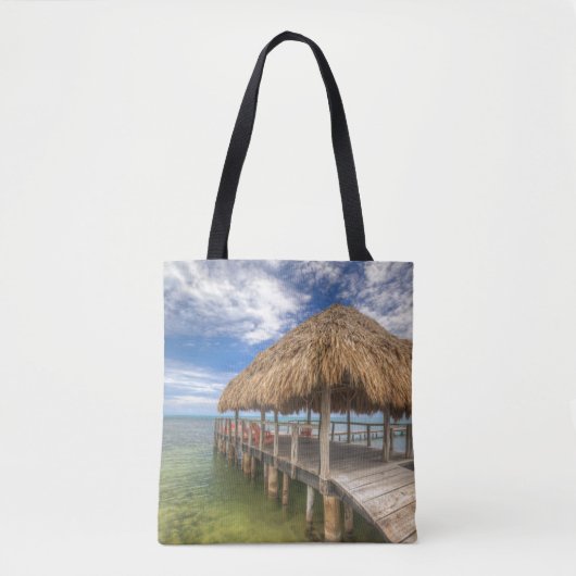 Caraïbisch dock tote bag (Voorkant)