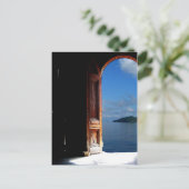 Caraïbisch Dream Doorway-Briefkaart Briefkaart (Staand voorkant)