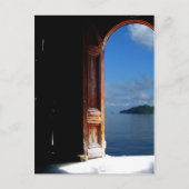 Caraïbisch Dream Doorway-Briefkaart Briefkaart (Voorkant)
