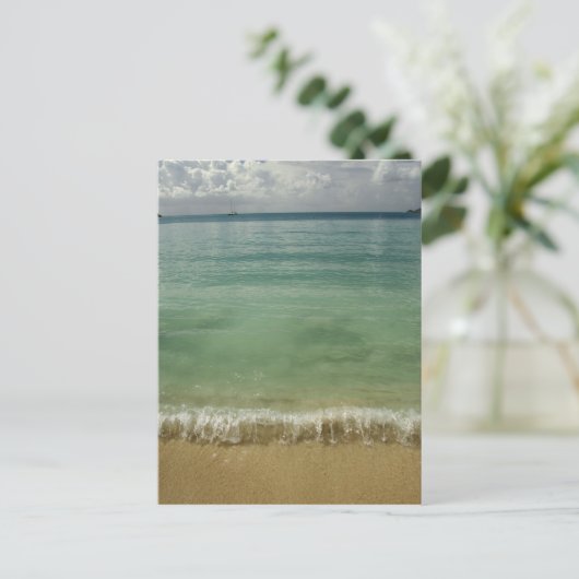 Caraïbisch gebied, Amerikaanse Maagdeneilanden, St Briefkaart (Staand voorkant)