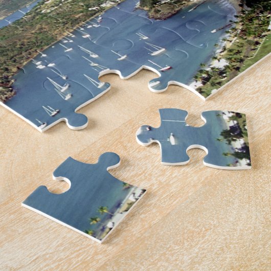 Caraïbisch gebied, Antigua. Legpuzzel (Zijkant)