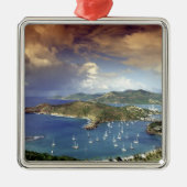 Caraïbisch gebied, Antigua. Metalen Ornament (Voorkant)