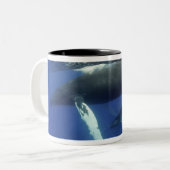 Caraïbisch gebied, Antillen archipel, Groot-Britta Tweekleurige Koffiemok (Voorkant links)