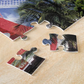 Caraïbisch gebied, Aruba. Old Mill, omgezet in 'Mi Legpuzzel (Zijkant)