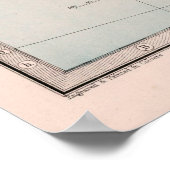  Caraïbisch gebied en Latijns-Amerika (kaart 1871) Poster (Hoek)