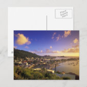 Caraïbisch gebied, Frans West Indies, St. Martin. Briefkaart (Voorkant / Achterkant)