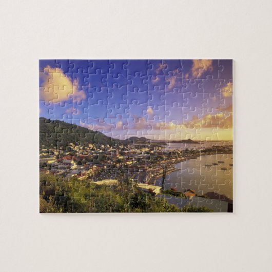 Caraïbisch gebied, Frans West Indies, St. Martin. Legpuzzel (Horizontaal)