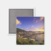 Caraïbisch gebied, Frans West Indies, St. Martin. Magneet (Voorkant / Achterkant)