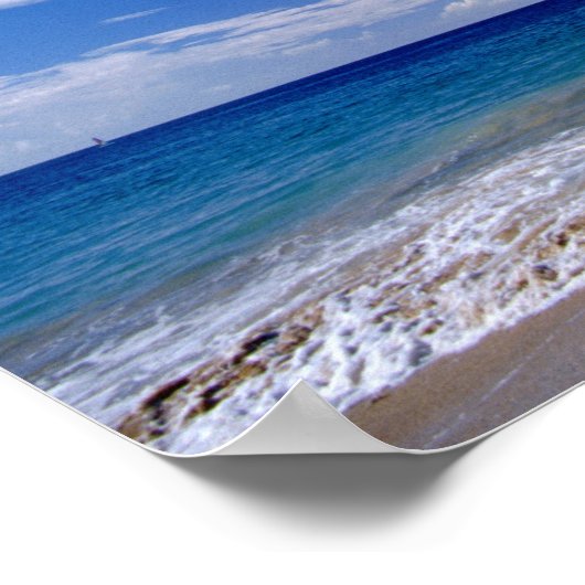 Caraïbisch gebied, minder Antillen, West Indies, Poster (Hoek)