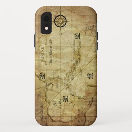 Caraïbisch gebied - oude kaart ... Case-Mate iPhone case (Achterkant)