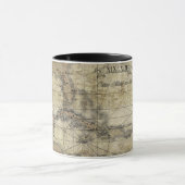 Caraïbisch gebied - oude kaart mok (Midden)