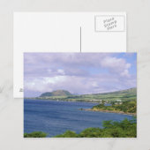 Caraïbisch gebied, Saint Kitts, Roseau. Kust. Briefkaart (Voorkant / Achterkant)
