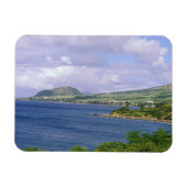 Caraïbisch gebied, Saint Kitts, Roseau. Kust. Magneet (Horizontaal)