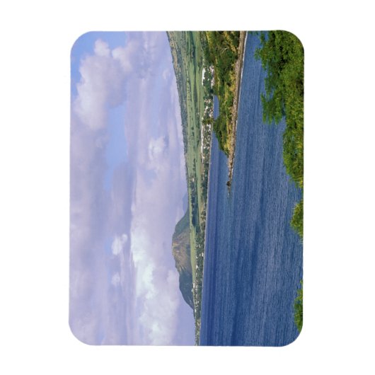 Caraïbisch gebied, Saint Kitts, Roseau. Kust. Magneet (Verticaal)