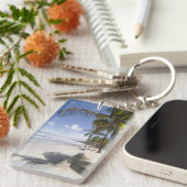 Caraïbisch gebied - Trinidad - Manzanilla-strand o Sleutelhanger (Voorkant Rechts)