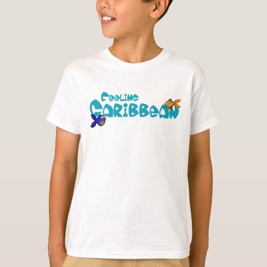 Caraïbisch gevoel t-shirt (Voorkant)
