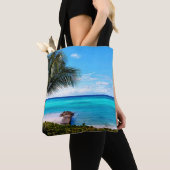 Caraïbisch landschap tote bag (Dichtbij)