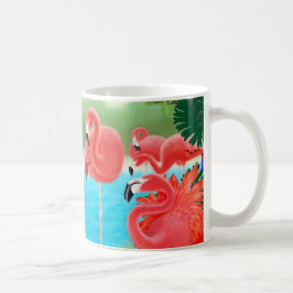 Caraïbisch Mok Flamingo Lagoon