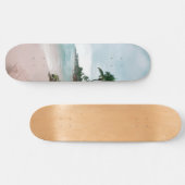 Caraïbisch palm nummer 1 #tropical #wall #art persoonlijk skateboard (Horizontaal)