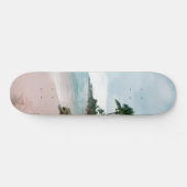 Caraïbisch palm nummer 1 #tropical #wall #art persoonlijk skateboard (Horizontaal)