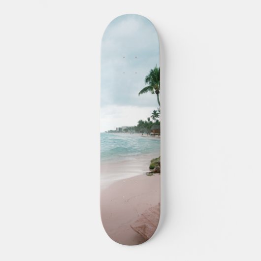 Caraïbisch palm nummer 1 #tropical #wall #art persoonlijk skateboard (Voorkant)