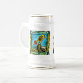 Caraïbisch Pelicaans Bierpul (Voorkant links)