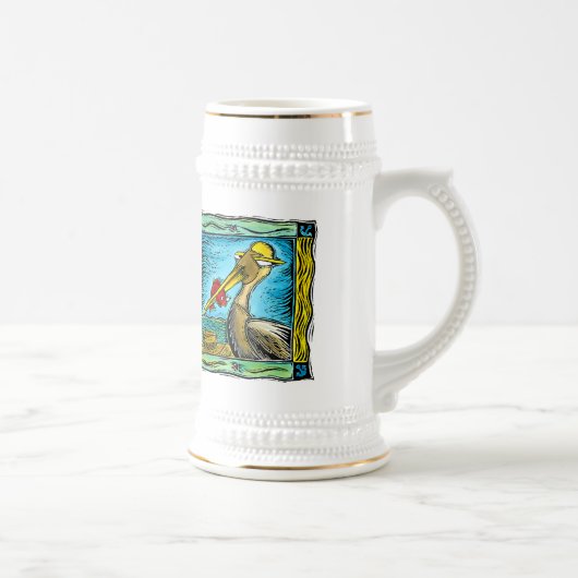 Caraïbisch Pelicaans Bierpul (Rechts)