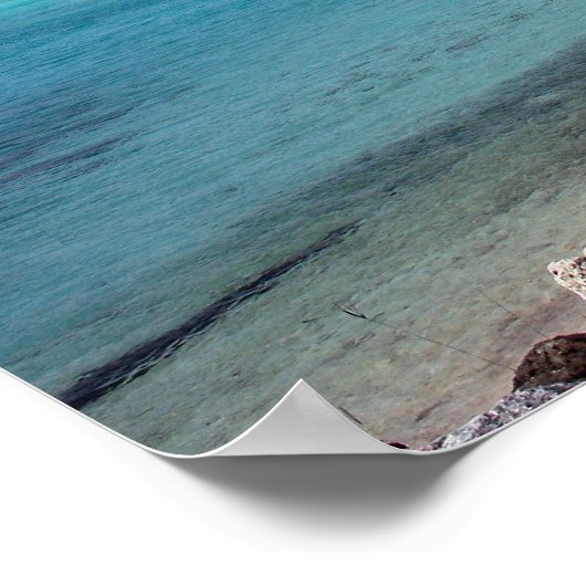 Caraïbisch piraatschip poster (Hoek)