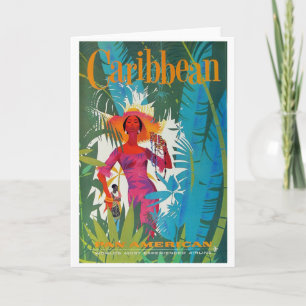 Caraïbisch Poster voor reizen Kaart