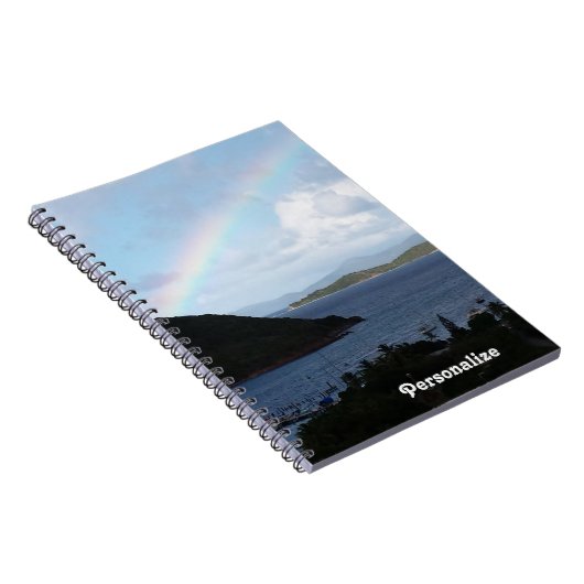 Caraïbisch regenboogeilandleven notitieboek (Rechterzijde)