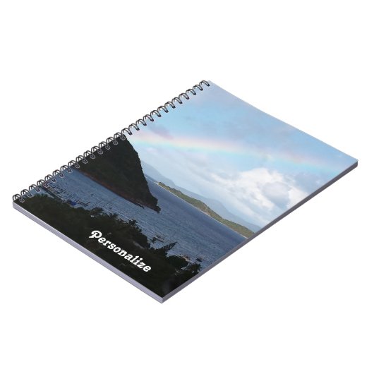 Caraïbisch regenboogeilandleven notitieboek (Linkerzijde)