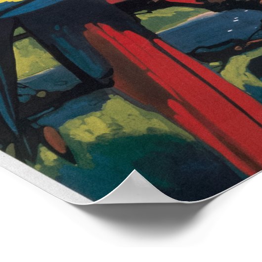  Caraïbisch reisposter Poster (Hoek)