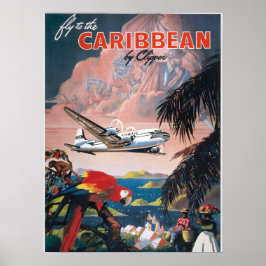  Caraïbisch reisposter Poster