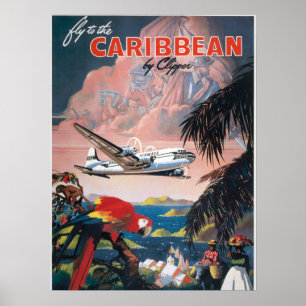 Caraïbisch reisposter Poster